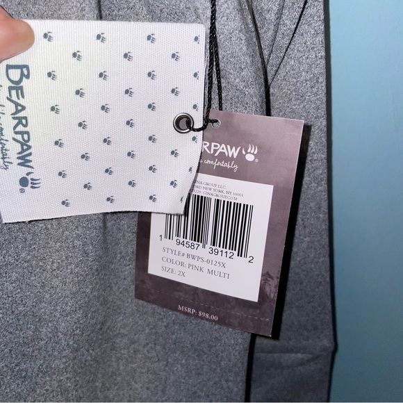 BearPaw 2-Piece Baby It’s Cold Outside Pajama Set Fleece Pants Size 2X - Picture 3 of 9